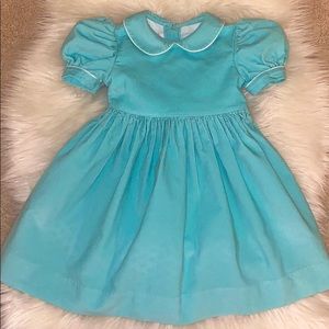 Pears & Bears Classic Tiffany Blue Holiday Dress